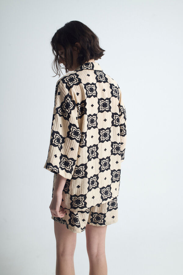 Object Shorts estampado Tostado