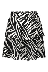 Vero Moda Saia curta com folhos Preto