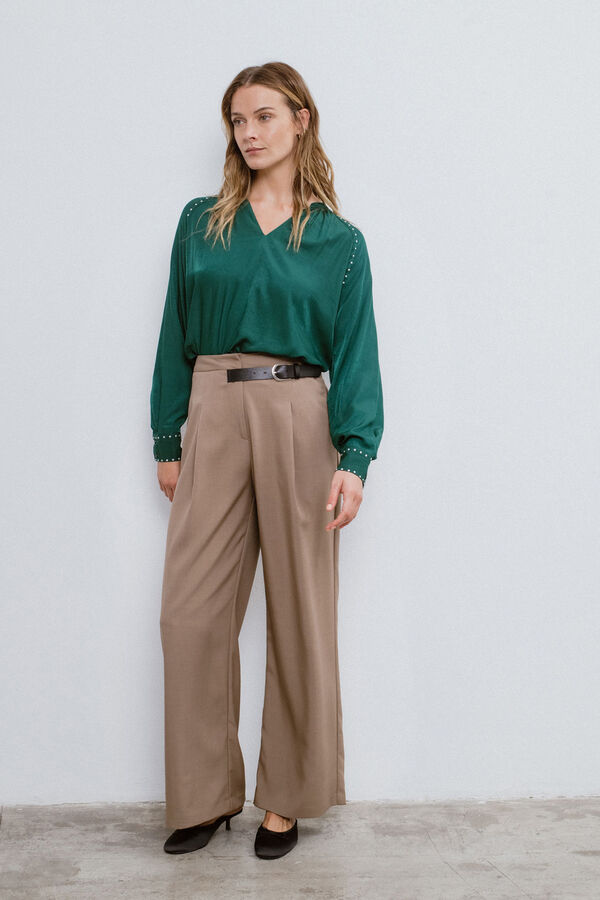 Vila Blusa de manga comprida  Verde