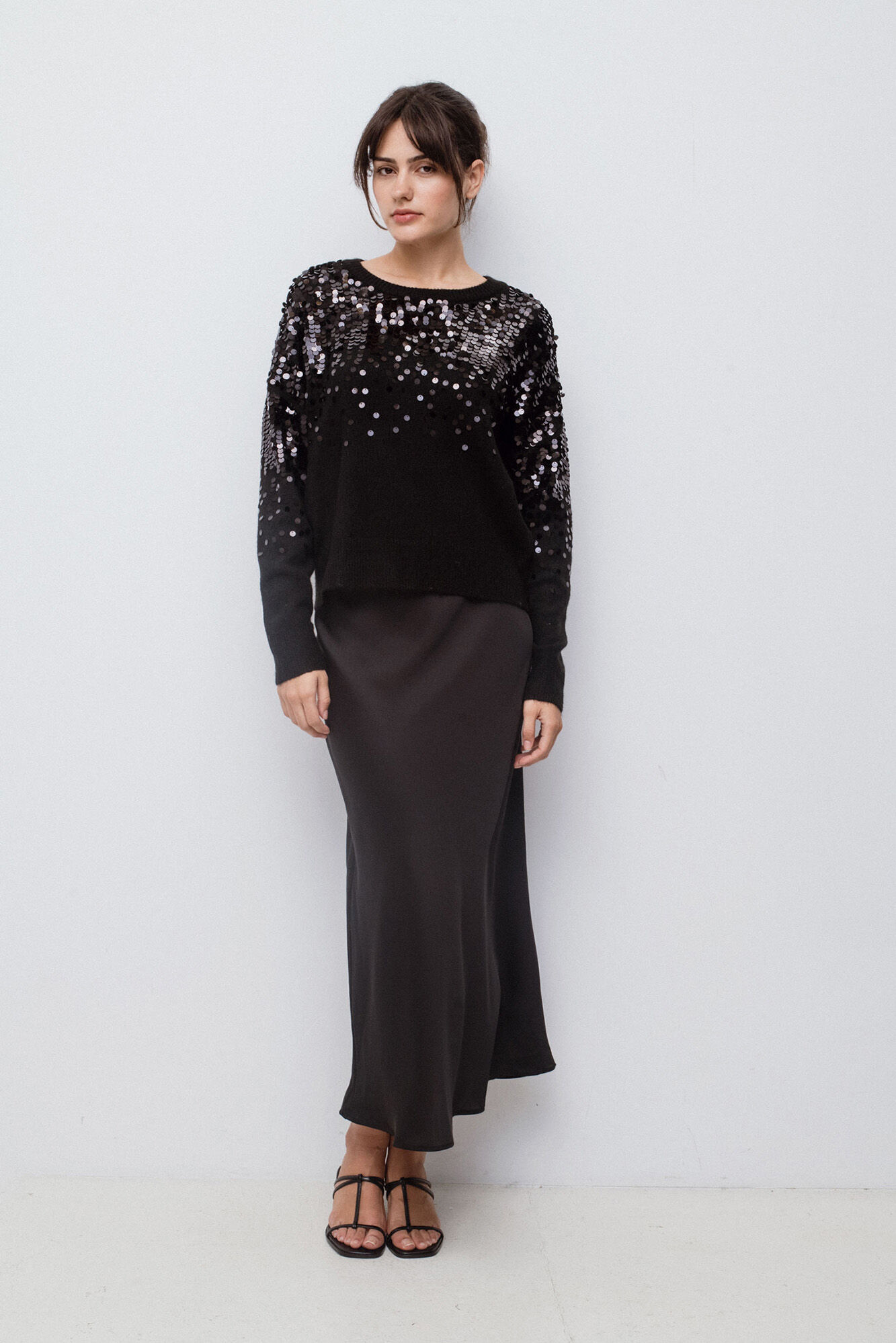 Vila Jersey de punto lentejuelas