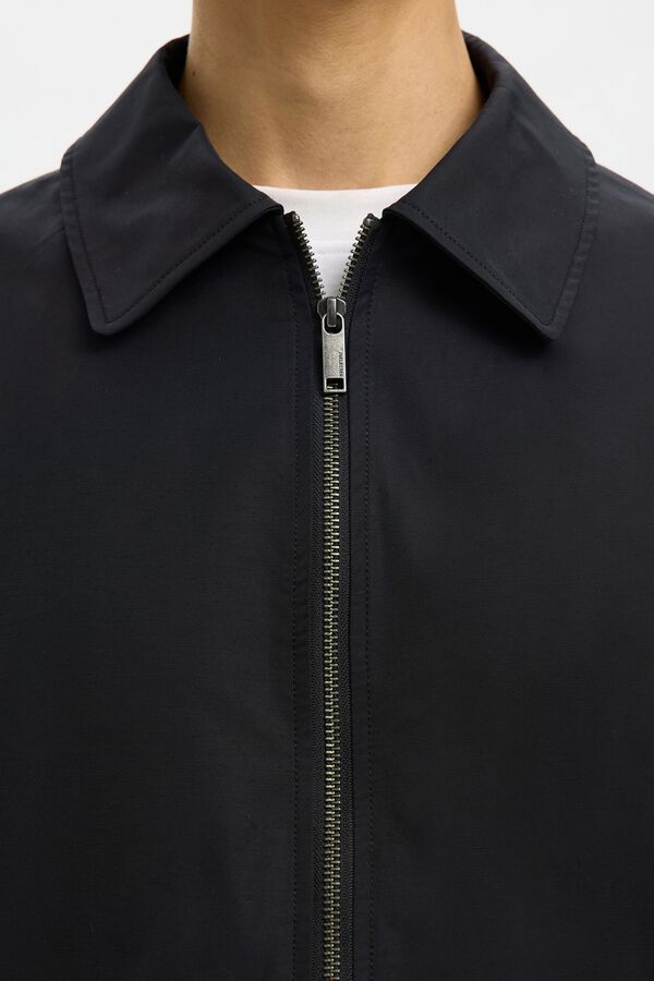 Selected Chaqueta ligera cremallera Negro