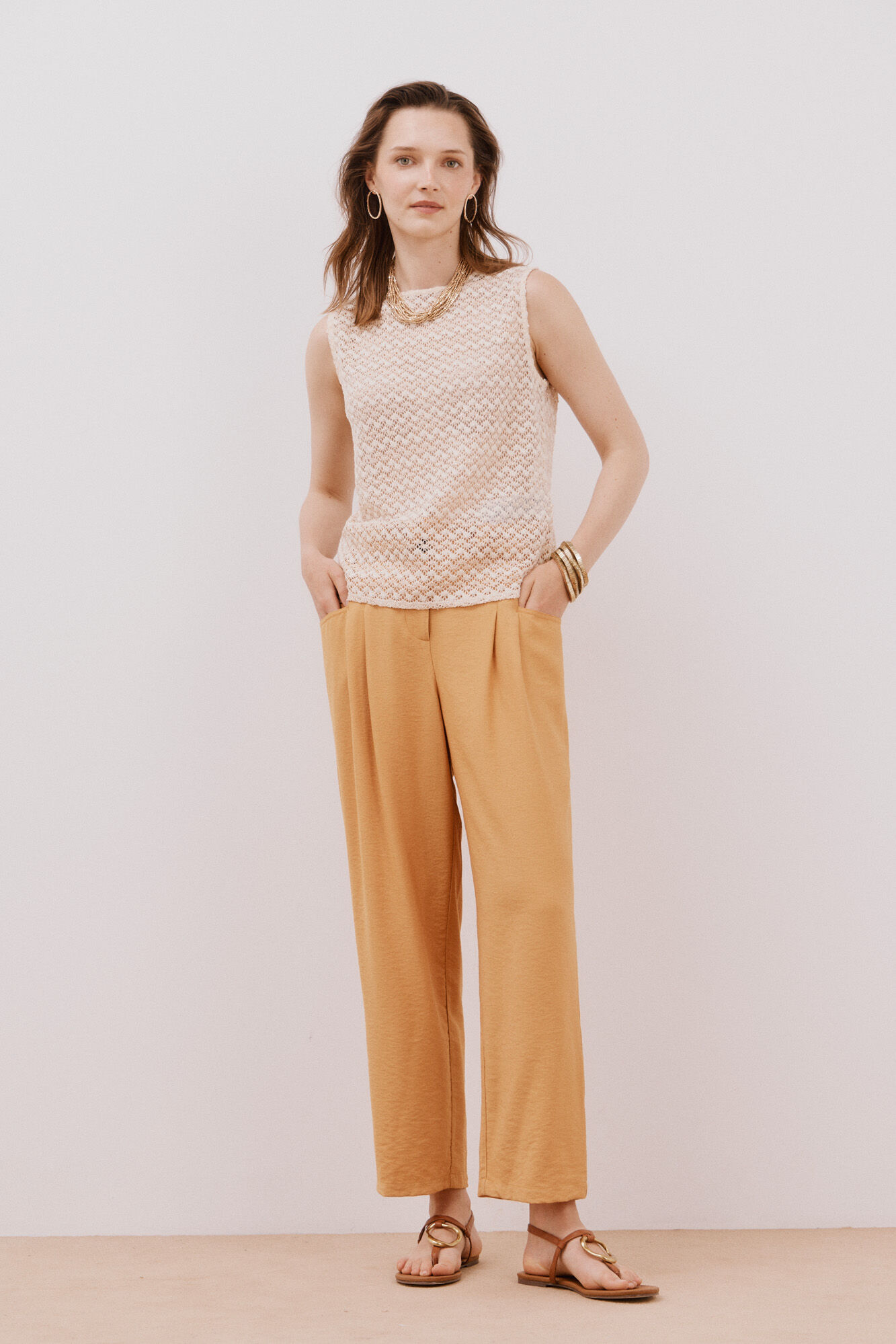 Cortefiel Top estructura lurex