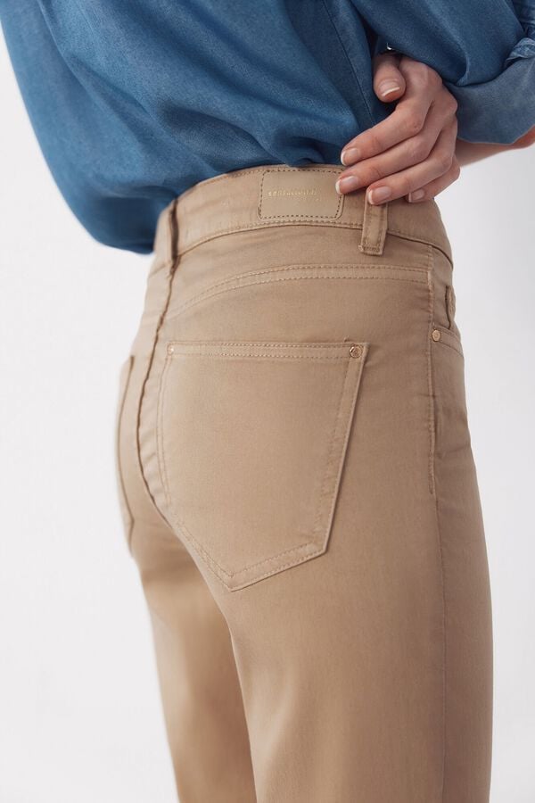 Cortefiel Jeans Sensational Skinny color Castanho