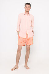 Cortefiel Ba&ntilde;ador estampado pulpos Naranja