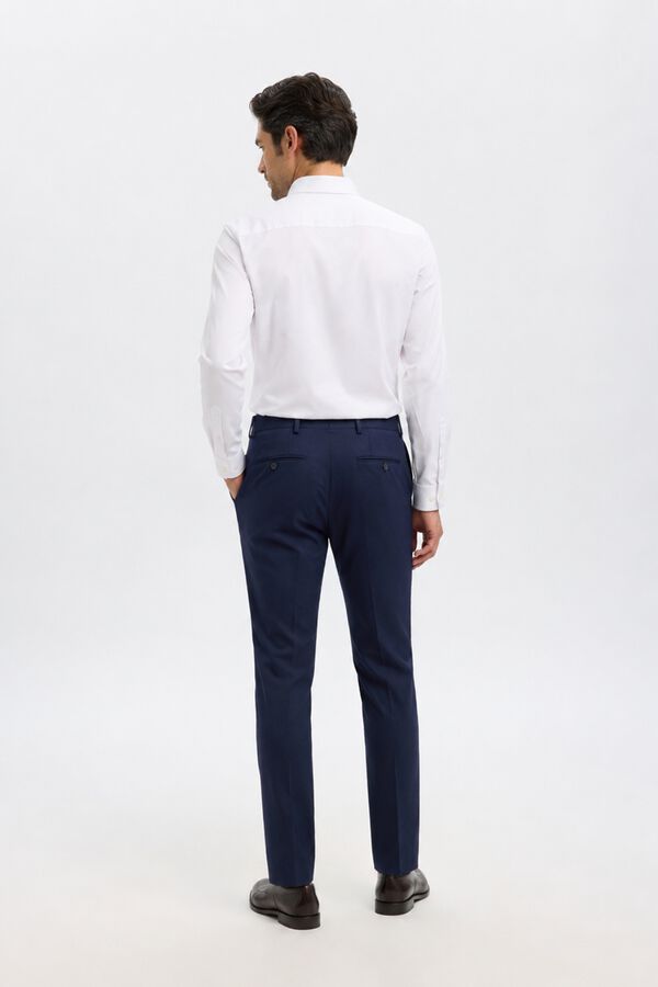 Selected Cal&ccedil;as de fato Slim Fit Azul