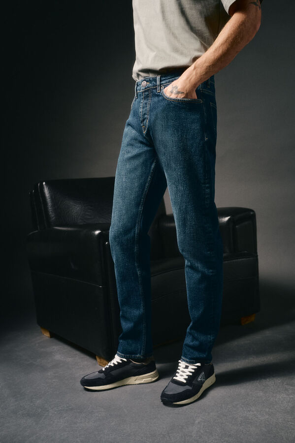OOTO Pantal&oacute;n vaquero slim fit Azul