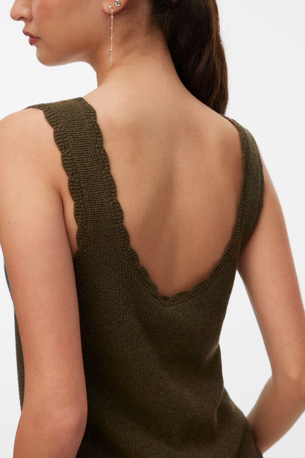 Vero Moda Top de tirantes con l&uacute;rex Verde