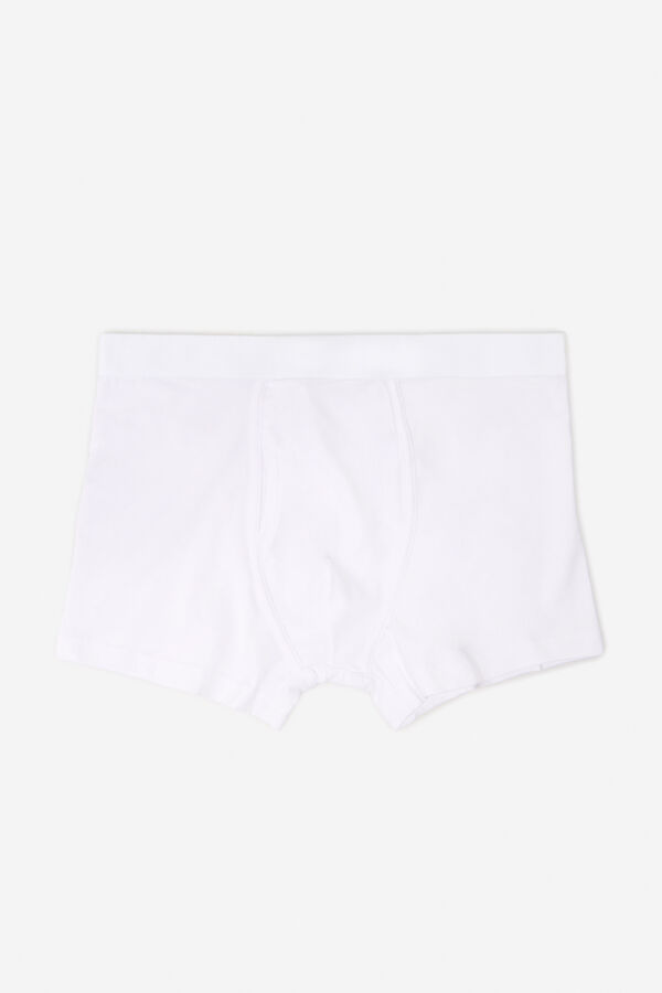 Cortefiel Pack 3 boxers malha Branco