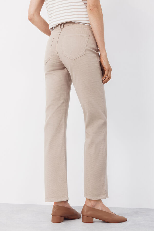 Cortefiel Jeans sensacional jacquard Tostado