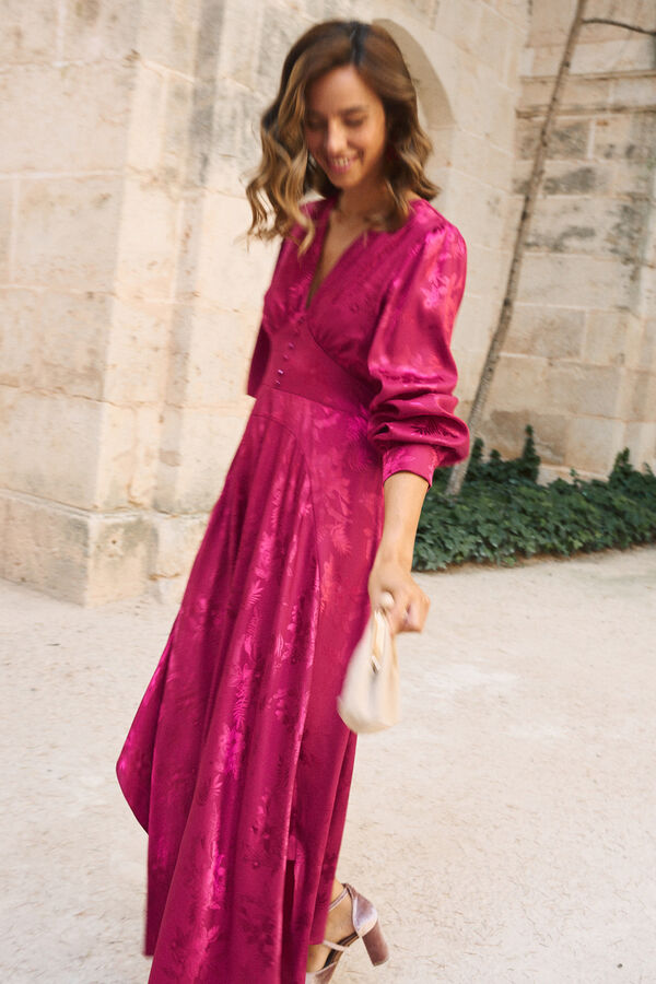 Pol&iacute;n Et Moi Vestido con escote Biniara Vino