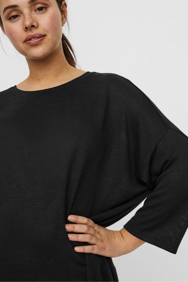 Vero Moda Curve Camiseta manga larga talla grande Gris oscuro