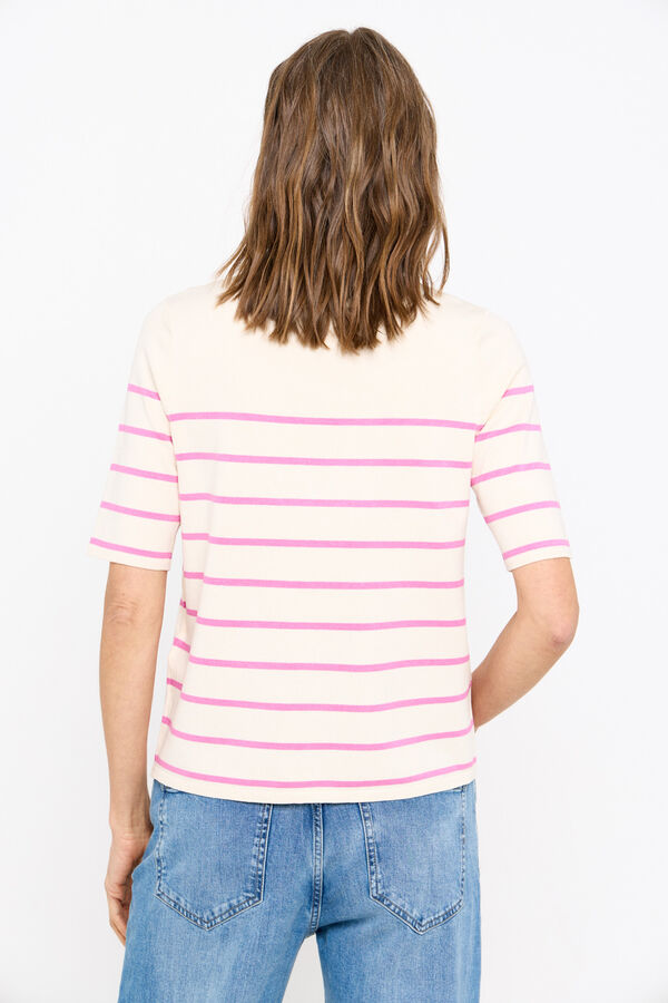 Cortefiel Camisola manga curta Roxo