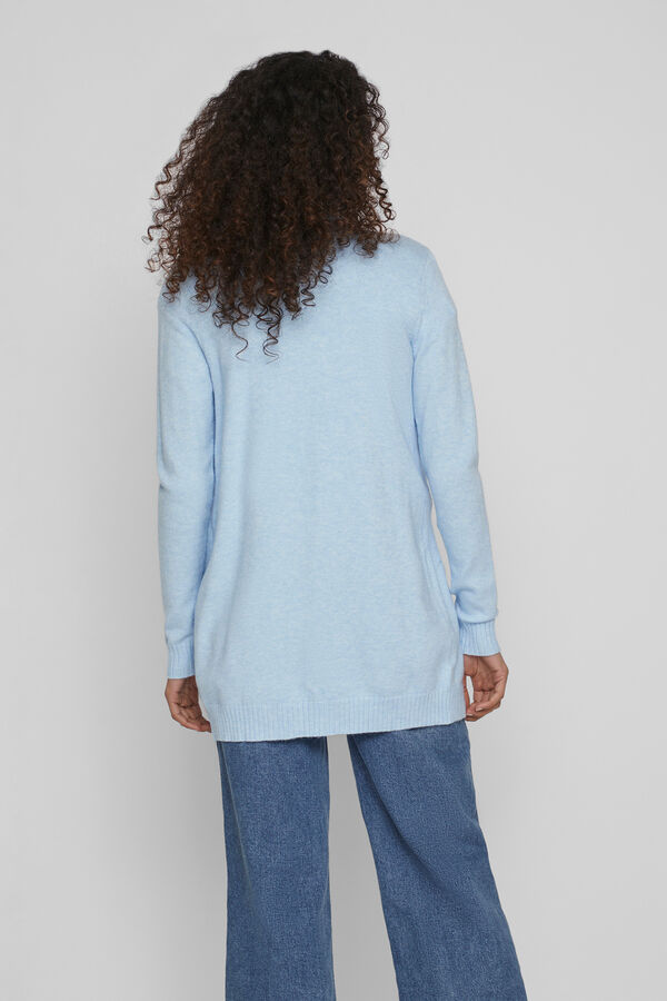 Vila C&aacute;rdigan de punto con viscosa Azul