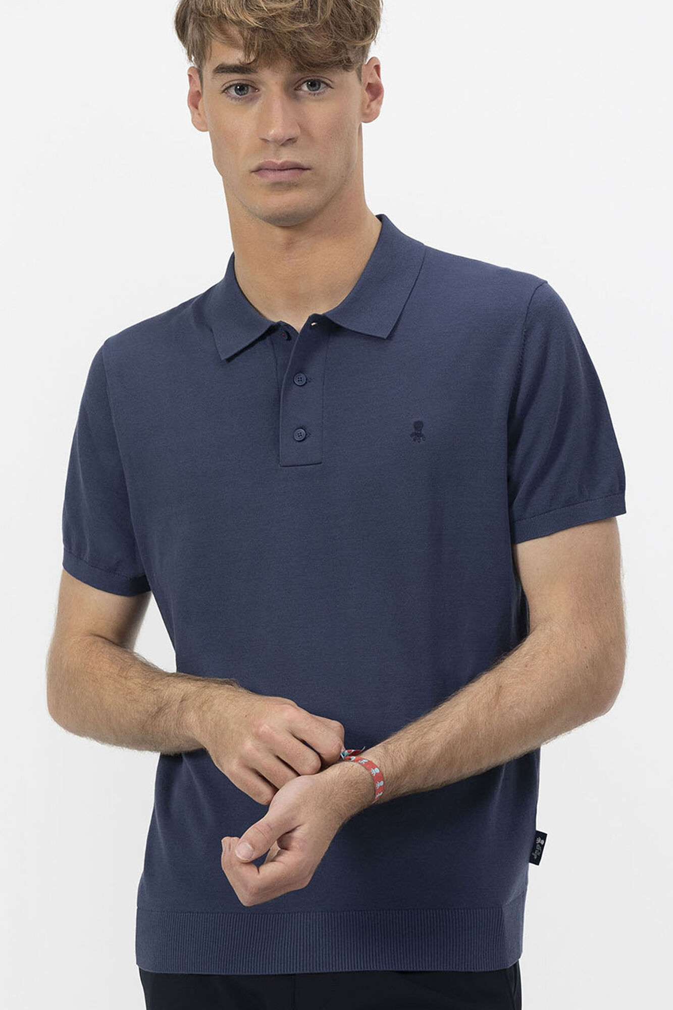 elPulpo Polo de punto crepe b&aacute;sica