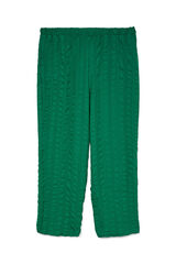 Vero Moda Curve Pantalón largo fluido talla grande Verde oscuro