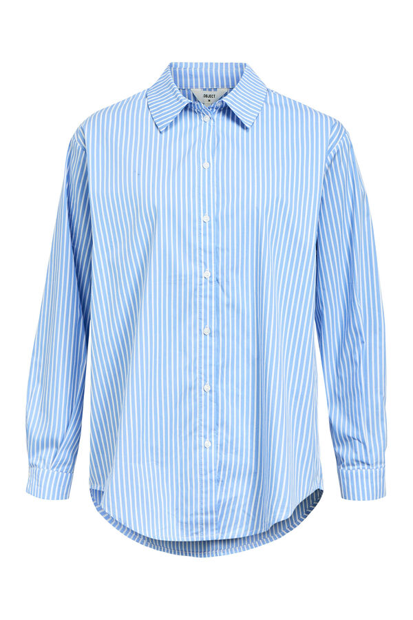 Object Camisa amplia rayas Azul