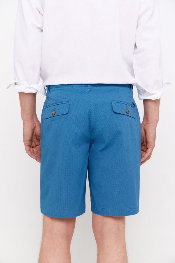 Cortefiel Bermuda chino Azul