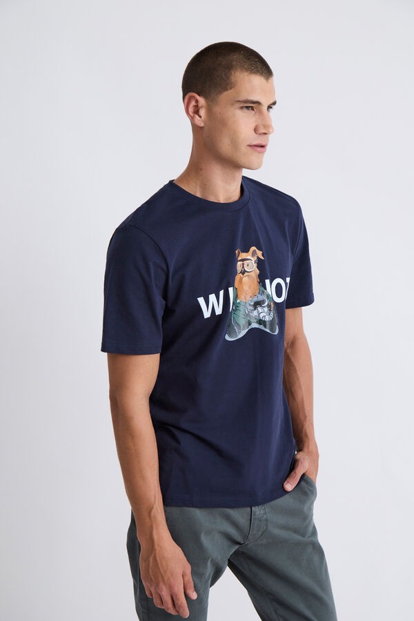 Williot T-shirt piloto do Sr. Williot Azul
