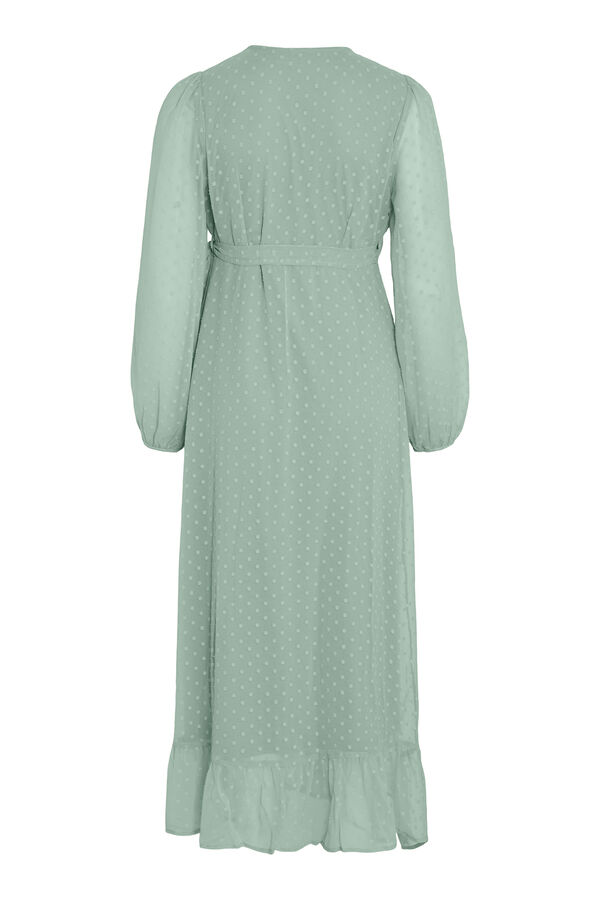 Vila Vestido midi fiesta Verde