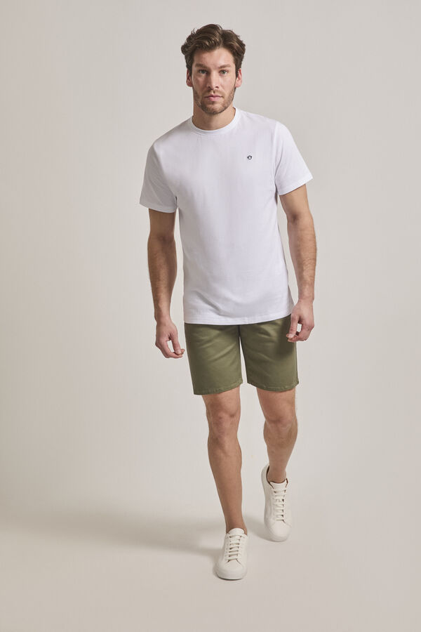 Street Monkey T-shirt manga curta Branco