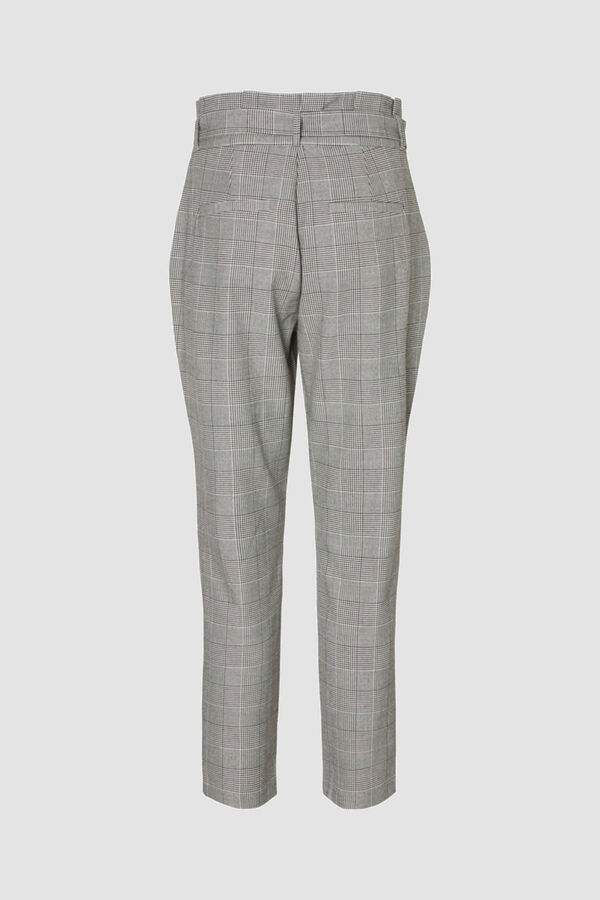 Vero Moda Calças compridas de mulher retas Cinzento