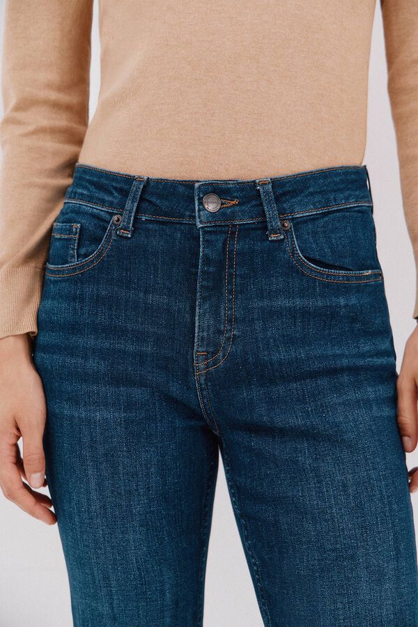 Cortefiel Jeans boca de sino Azul