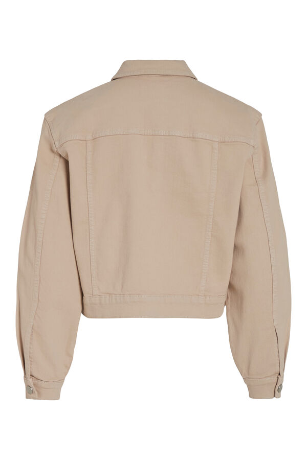 Vila Chaqueta corta vaquera Gris