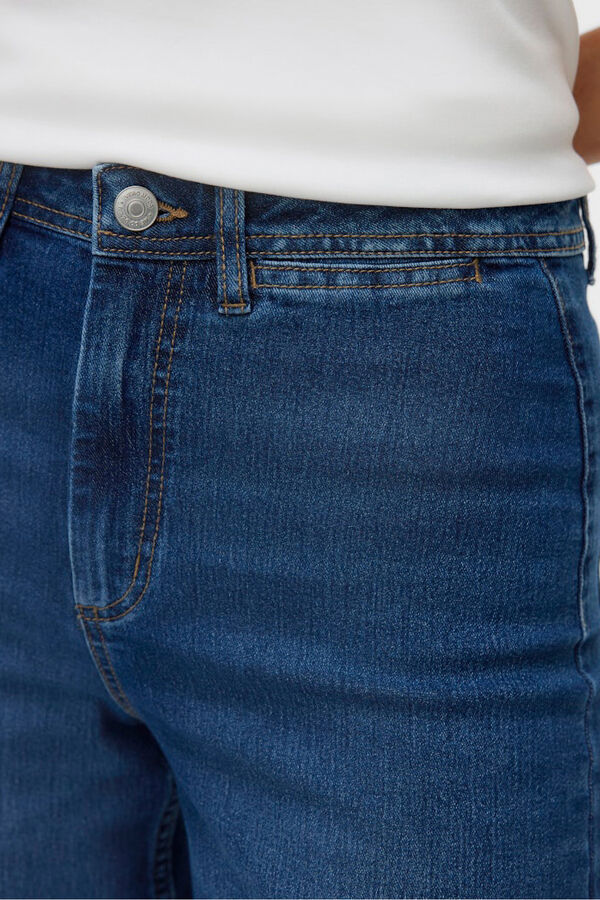 Vero Moda Pantal&oacute;n vaquero pata ancha Azul marino