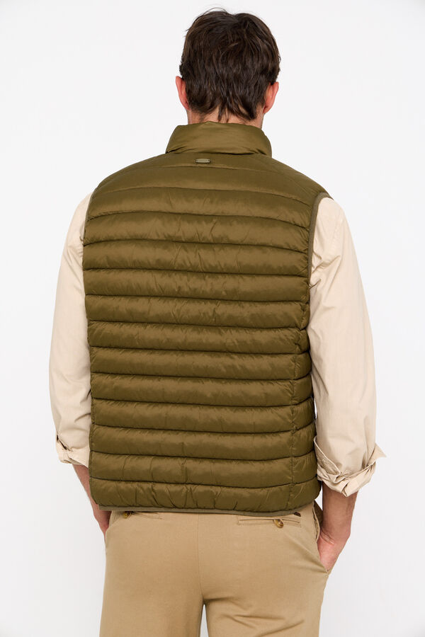 Cortefiel Colete ultraleve thermolite Verde
