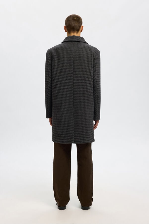 Selected Abrigo largo lana Gris oscuro