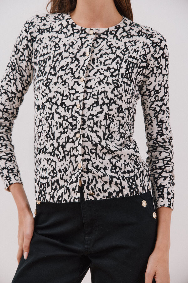 Cortefiel Camisola manga larga Preto