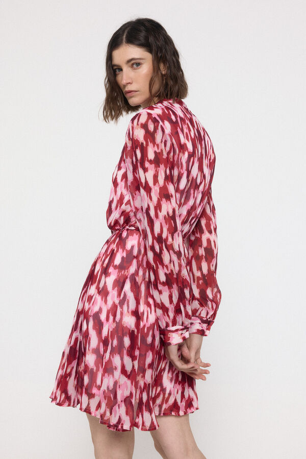 Vero Moda Vestido curto flu&iacute;do manga comprida Branco