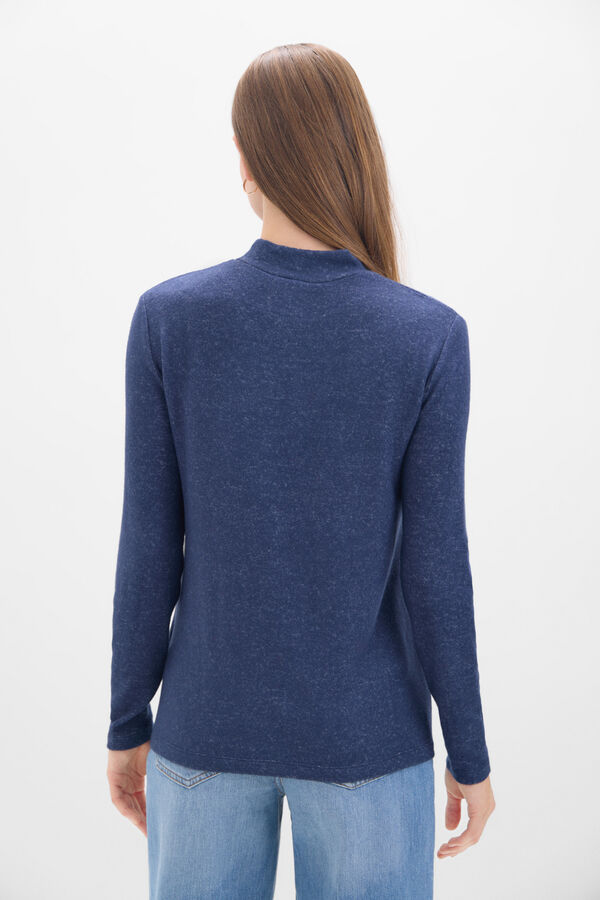 Cortefiel Camisola b&aacute;sica pesco&ccedil;o Perkins Azul