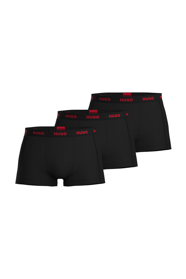 HUGO Pack 3 boxers Negro