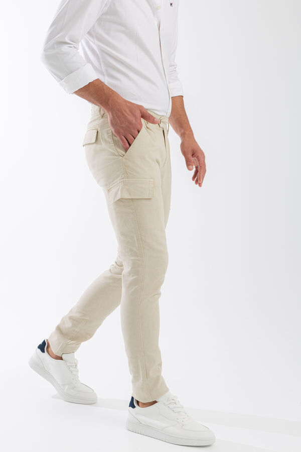Williot Pantalon Cargo Lino Arena