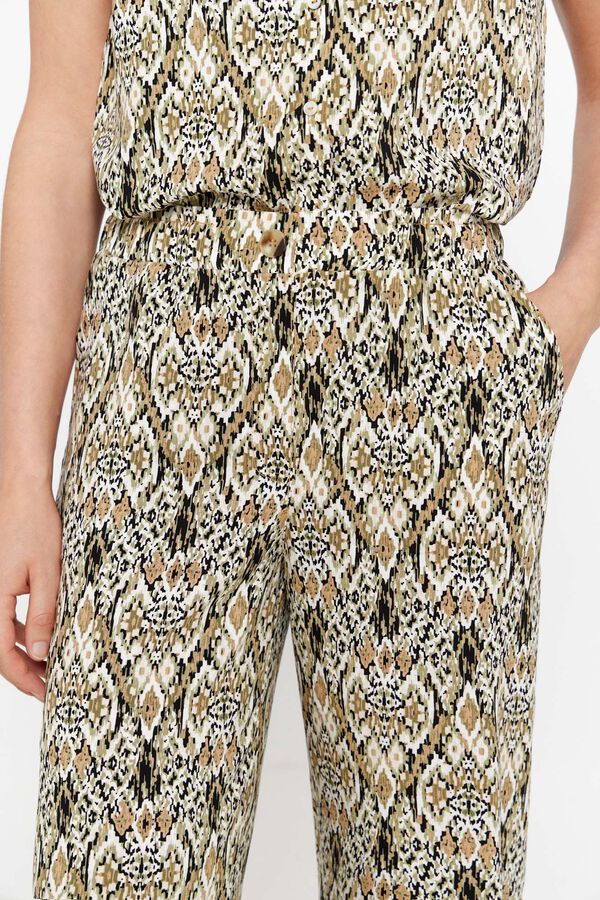 Cortefiel Cal&ccedil;as estampadas Tostado