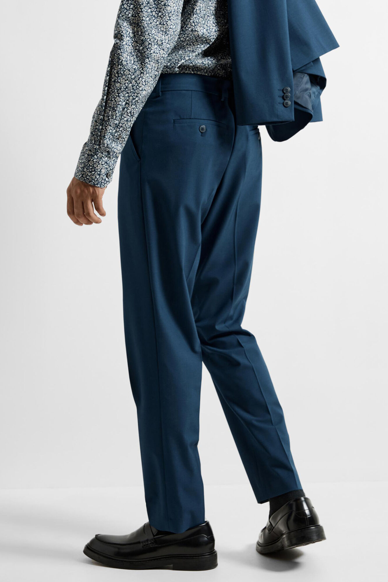 Selected Cal&ccedil;a de alfaiataria Slim Fit