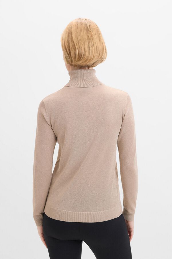 Cortefiel Su&eacute;ter fino de lurex Castanho