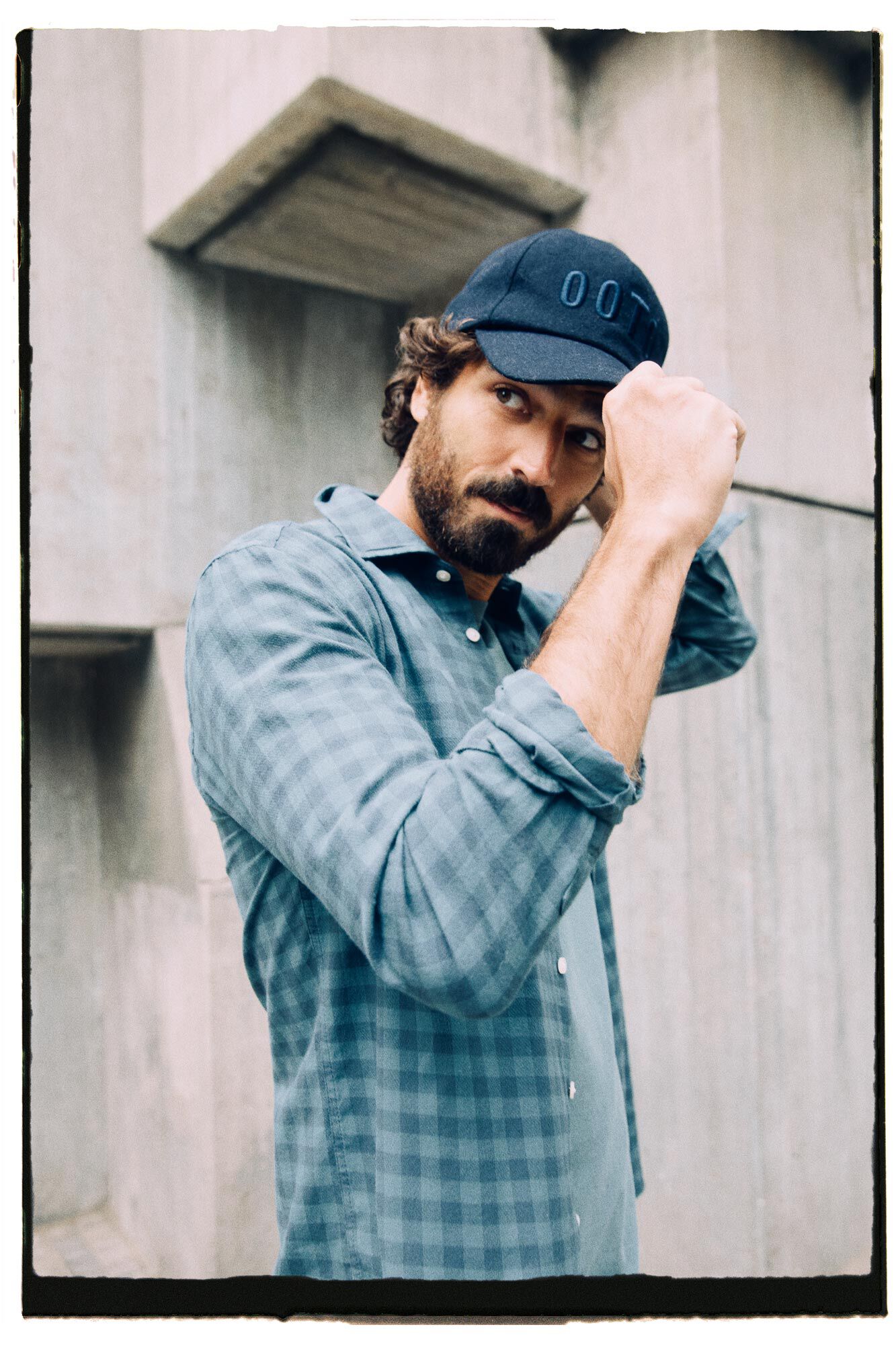 OOTO Camisa cuello italiano slim