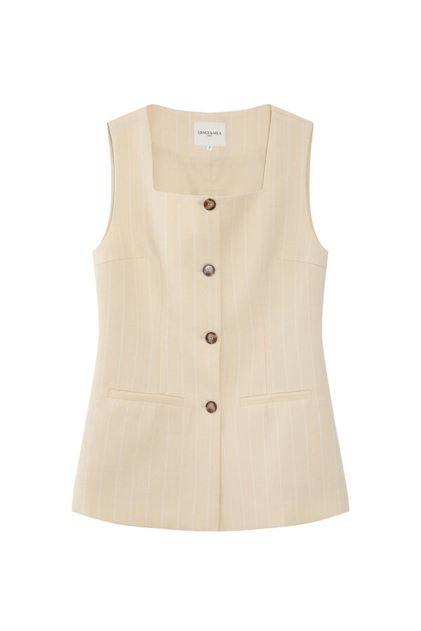 Grace & Mila Chaleco Vico Beige
