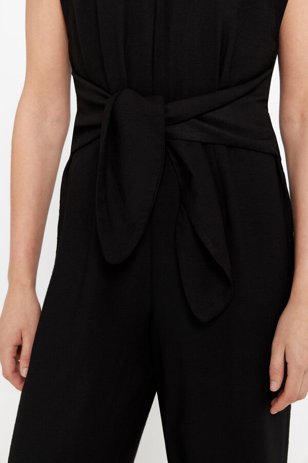 Cortefiel Mono largo con nudo Negro