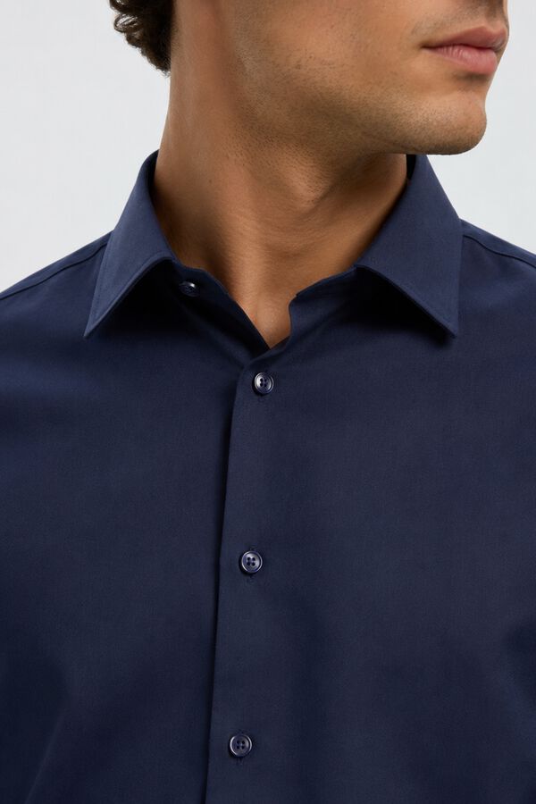 Selected Camisa de vestir slim fit Azul