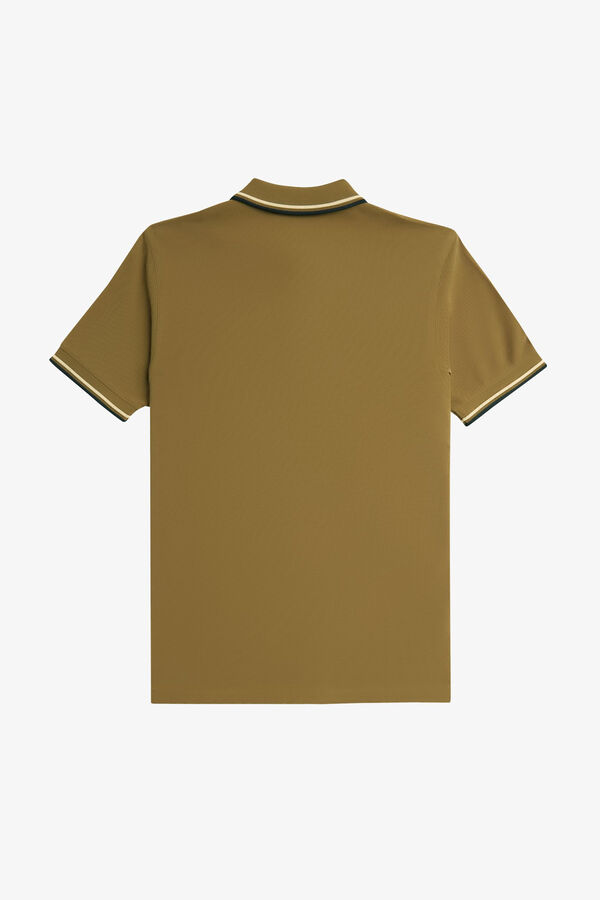 Fred Perry Polo con dos tonos Fred Perry Camel