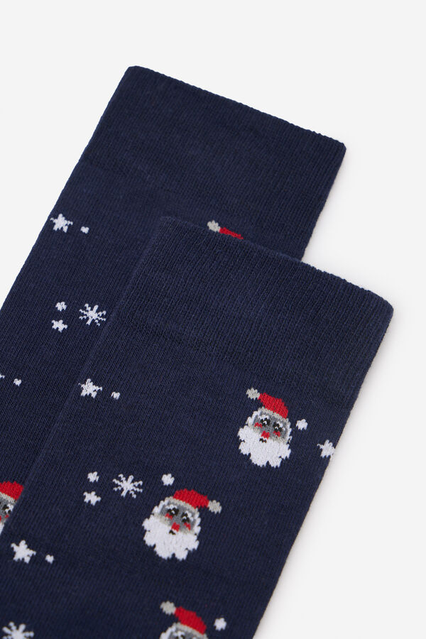 Cortefiel Calcet&iacute;n dibujo regalo Azul marino