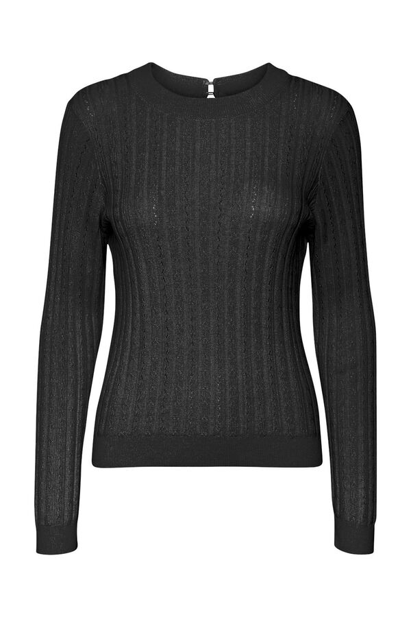 Vero Moda Jersey apertura en la espalda Negro