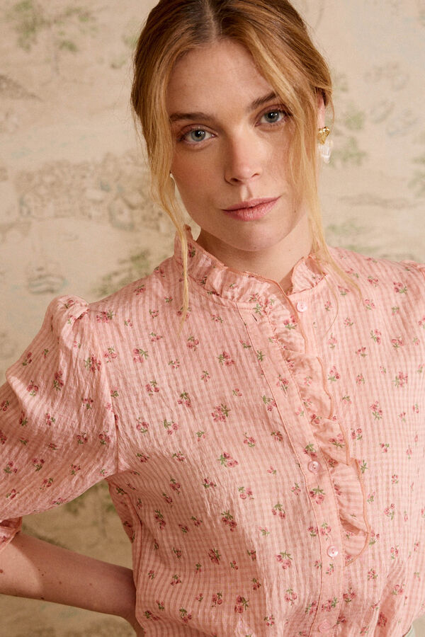 Pol&iacute;n Et Moi Camisa floral Selvina Subiu