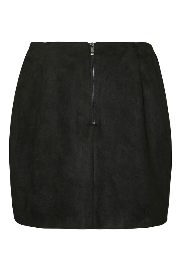 Vero Moda Falda corta de tejido ante Negro