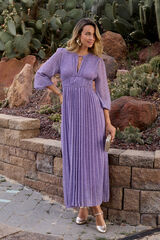 Pol&iacute;n Et Moi Vestido largo Zulma Lila