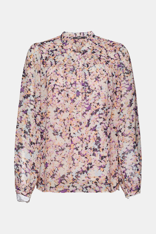 Cortefiel Blusa chiffon estampado floral Multicolorido