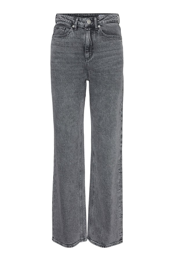 Vero Moda Jeans de tiro alto Gris